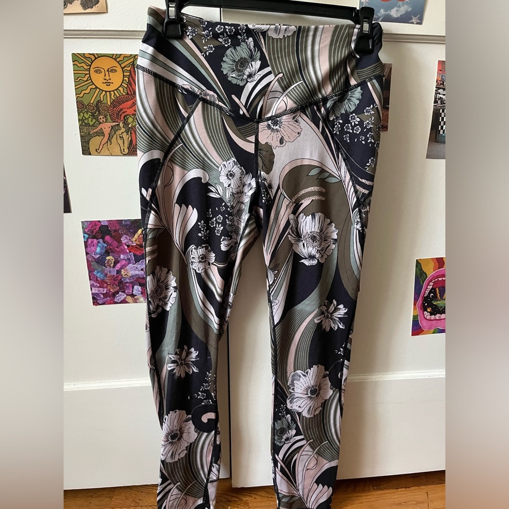 Free People Movement Wave Crush Leggings in Black Combo